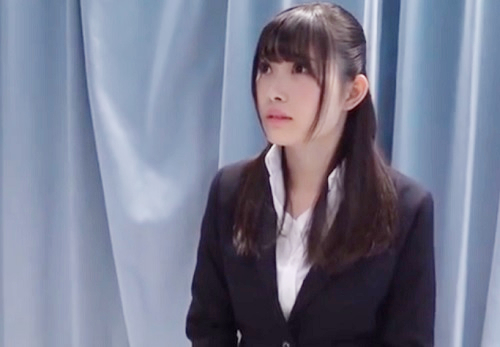 【ミラー号×素人企画】「凄い気持ちぃよぉ♥」就活してる黒髪可憐なスレンダー美乳おっぱい美女が変態面接され、膣内射精までされちゃうｗ