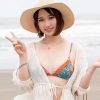 素人ナンパ「やん♥だめぇ♥」マジックミラー便から出てきた所を再び口説いてムチムチデカぱいおっぱいビキニGALとオイルマッサージ膣内ザーメン発射H！