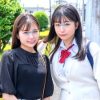 【マジックミラー号】娘校生でミニスカ制服姿の妹ちゃんと大学生の姉ちゃん！イカせてしまうと負けのロシアンルーレット手コキチャレンジ！