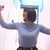 （マジックミラー号）美乳なきれいなお姉ちゃんさん☆　彼のチ〇コを壁から出ている一物から探しながら乱れまくる