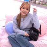 【ミラー号】19歳のぎゃる！箱の中に顔を入れて何されても耐える企画にポニーテール女の子が挑戦！【素人ナンパ】